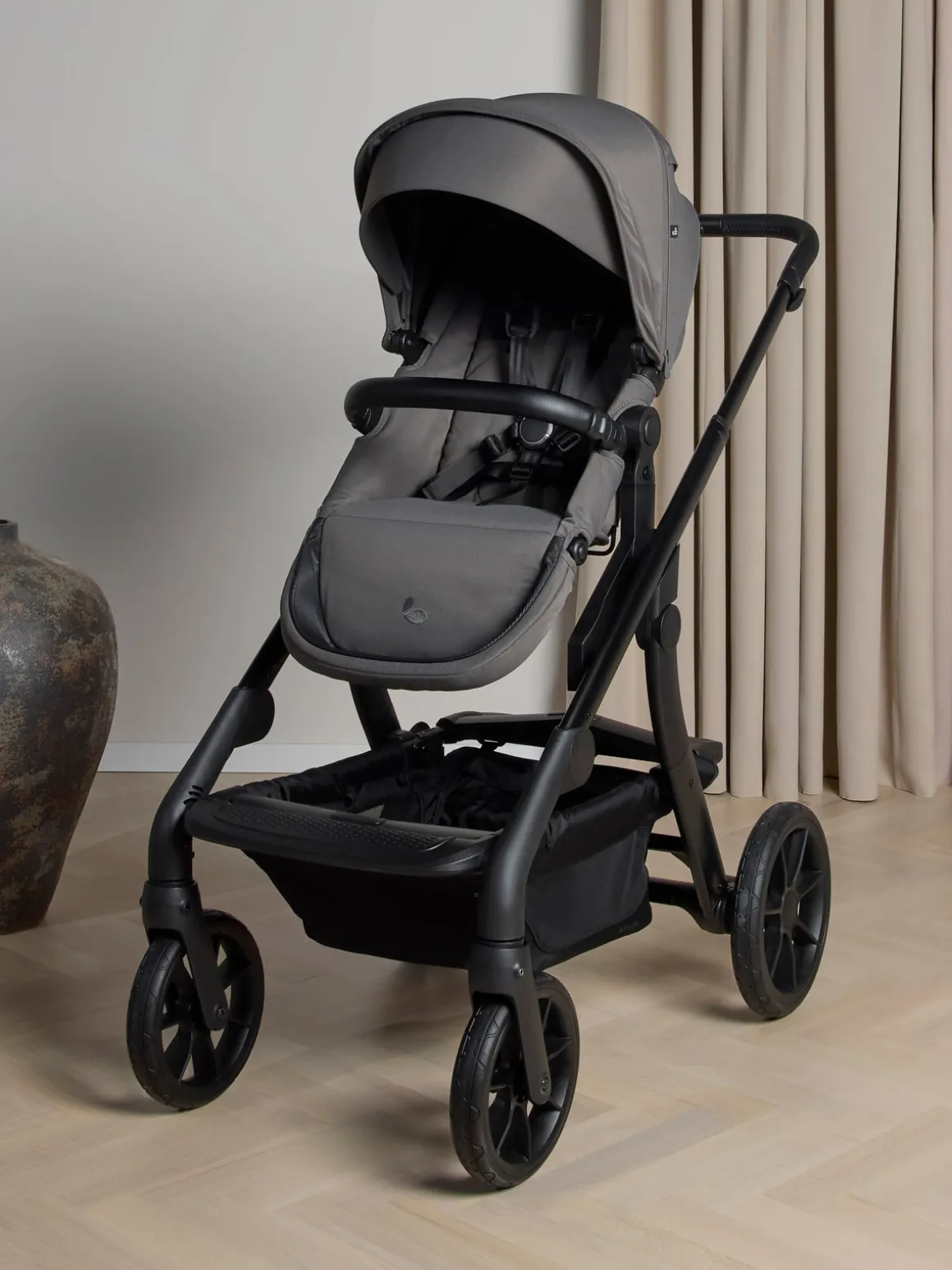 Beemoo Pro Max Søskendevogn, Mocha Grey