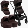 Beemoo Pro Max Søskendevogn inkl. Liggedele, Espresso Brown