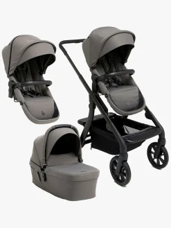 Beemoo Pro Max Søskendevogn inkl. Liggedel, Mocha Grey
