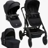 Beemoo Pro Max Søskendevogn inkl. Liggedel,  Coffee Black