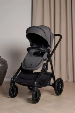 Beemoo Pro Multi 2 Søskendevogn inkl. Liggedel, Mocha Grey