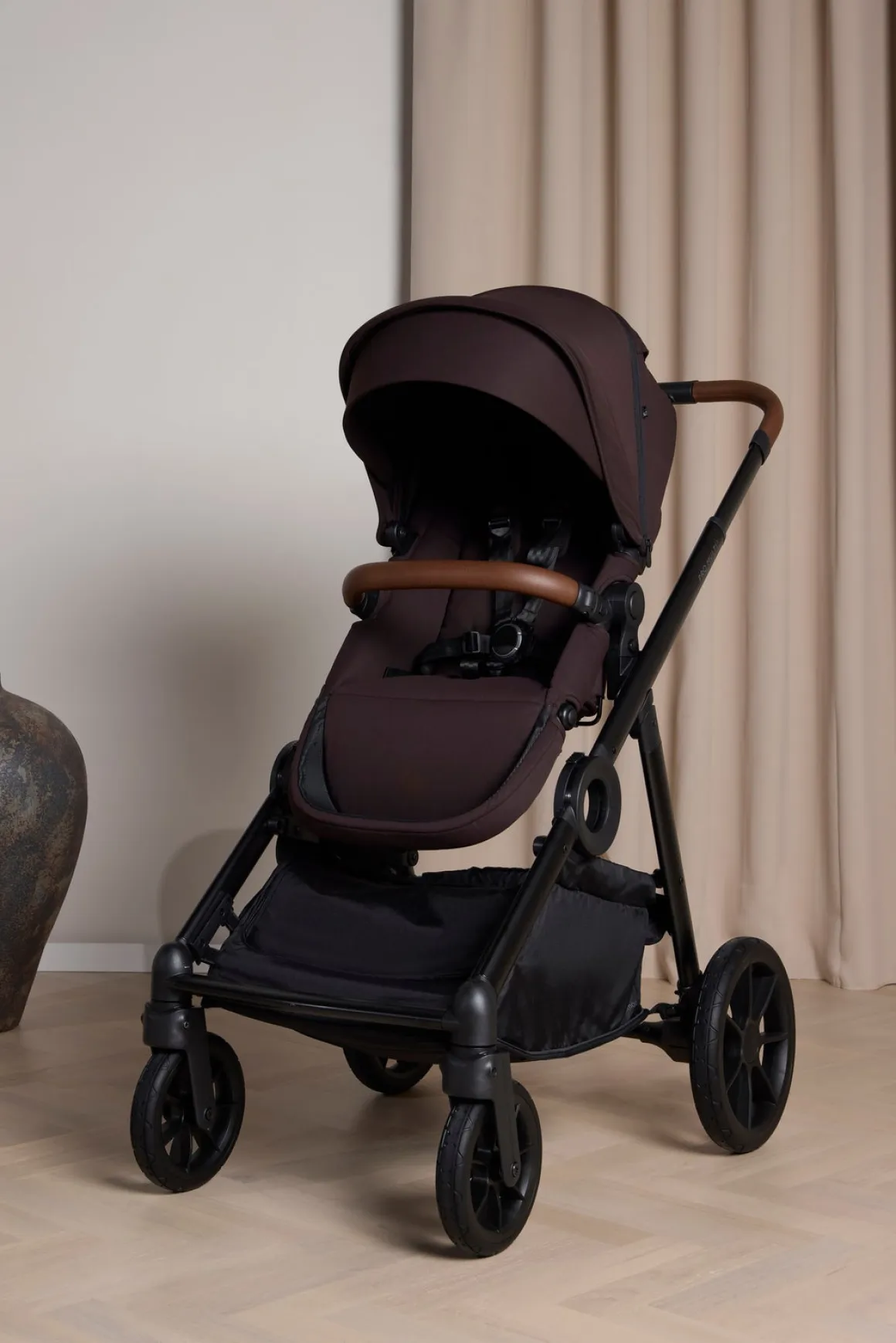 Beemoo Pro Multi 2 Tvillingevogn, Espresso Brown