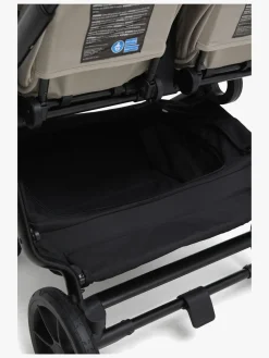 Beemoo Pro Twin 2 Søskendevogn, Latte Beige