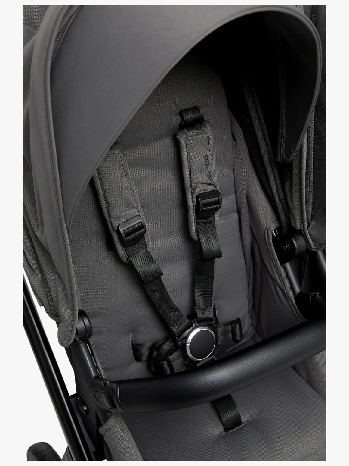 Beemoo Pro Twin 2 Søskendevogn, Mocha Grey