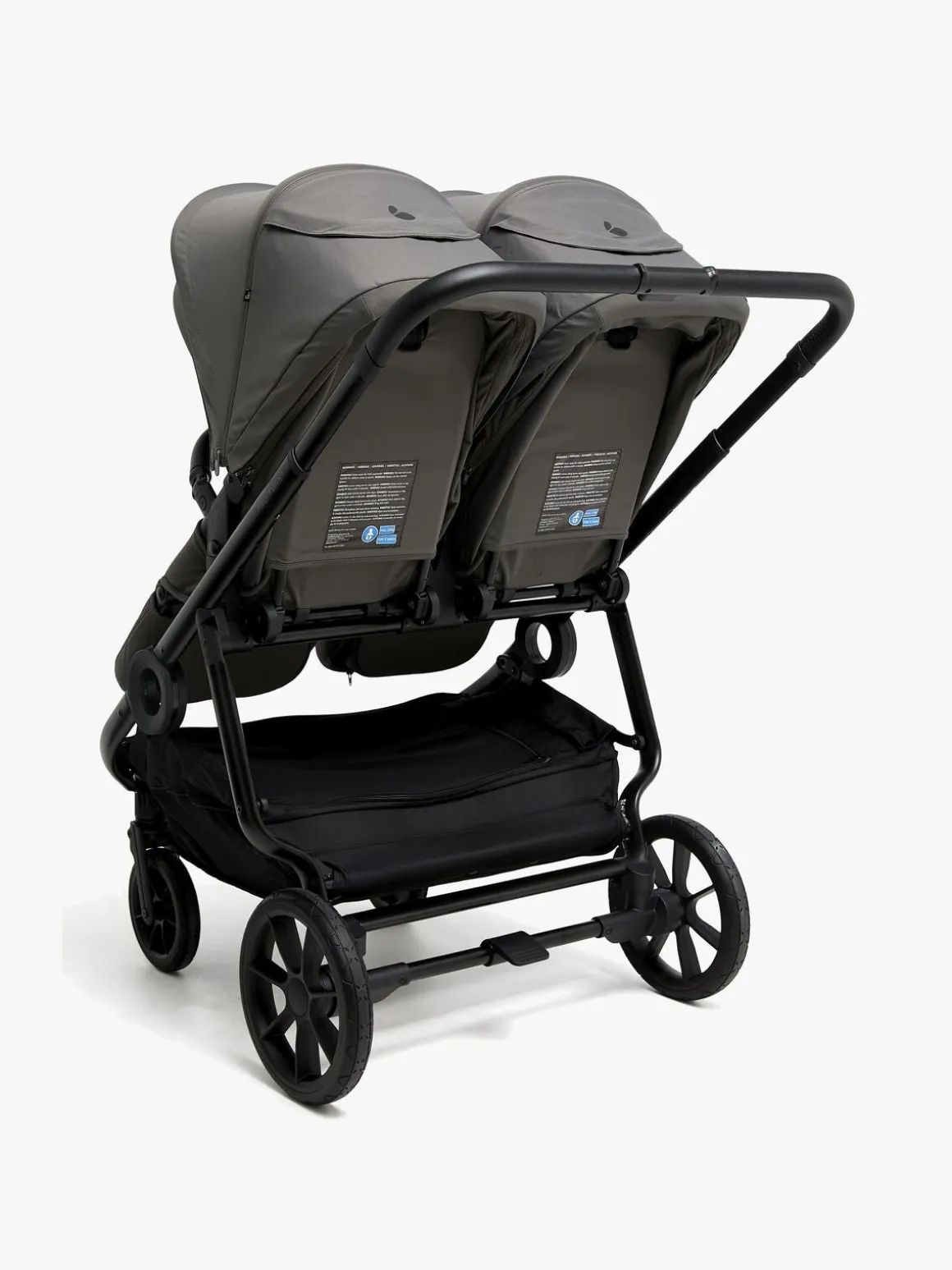 Beemoo Pro Twin 2 Søskendevogn, Mocha Grey