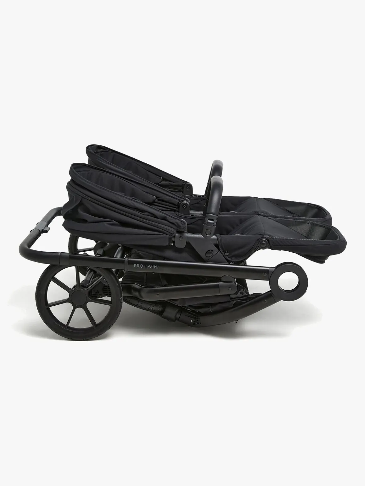 Beemoo Pro Twin 2 Søskendevogn, Coffee Black