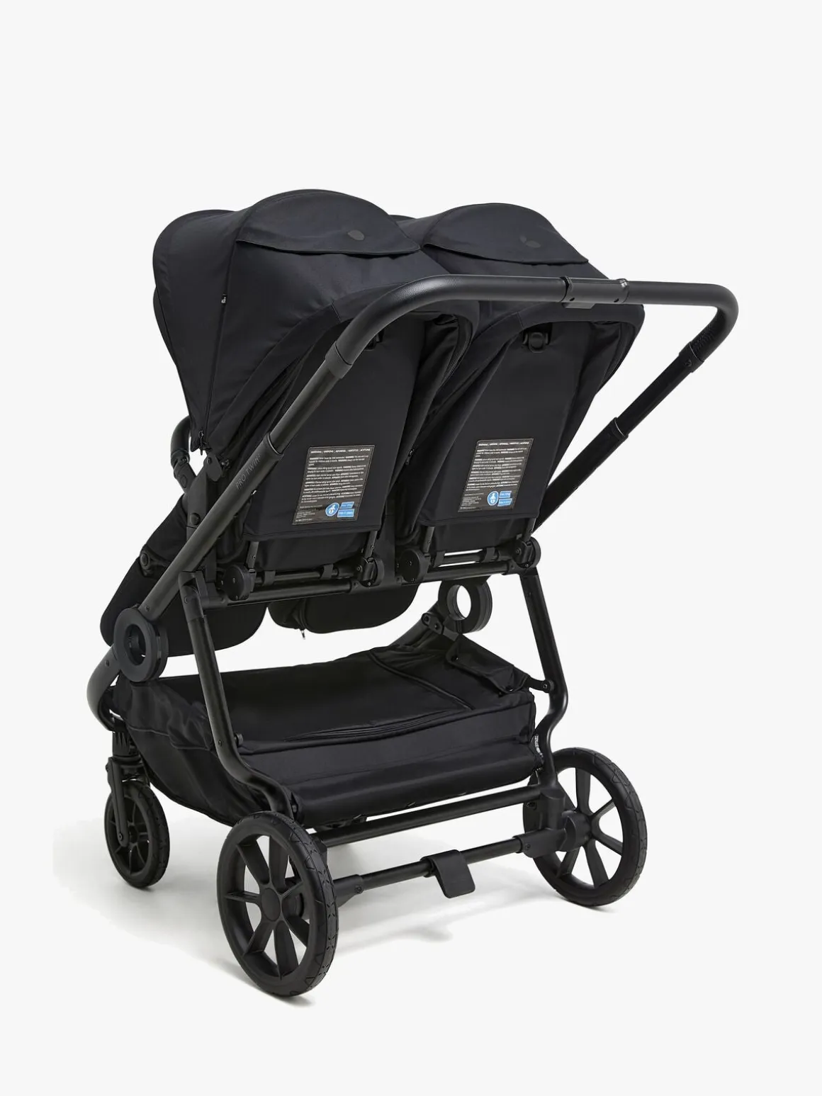 Beemoo Pro Twin 2 Søskendevogn, Coffee Black