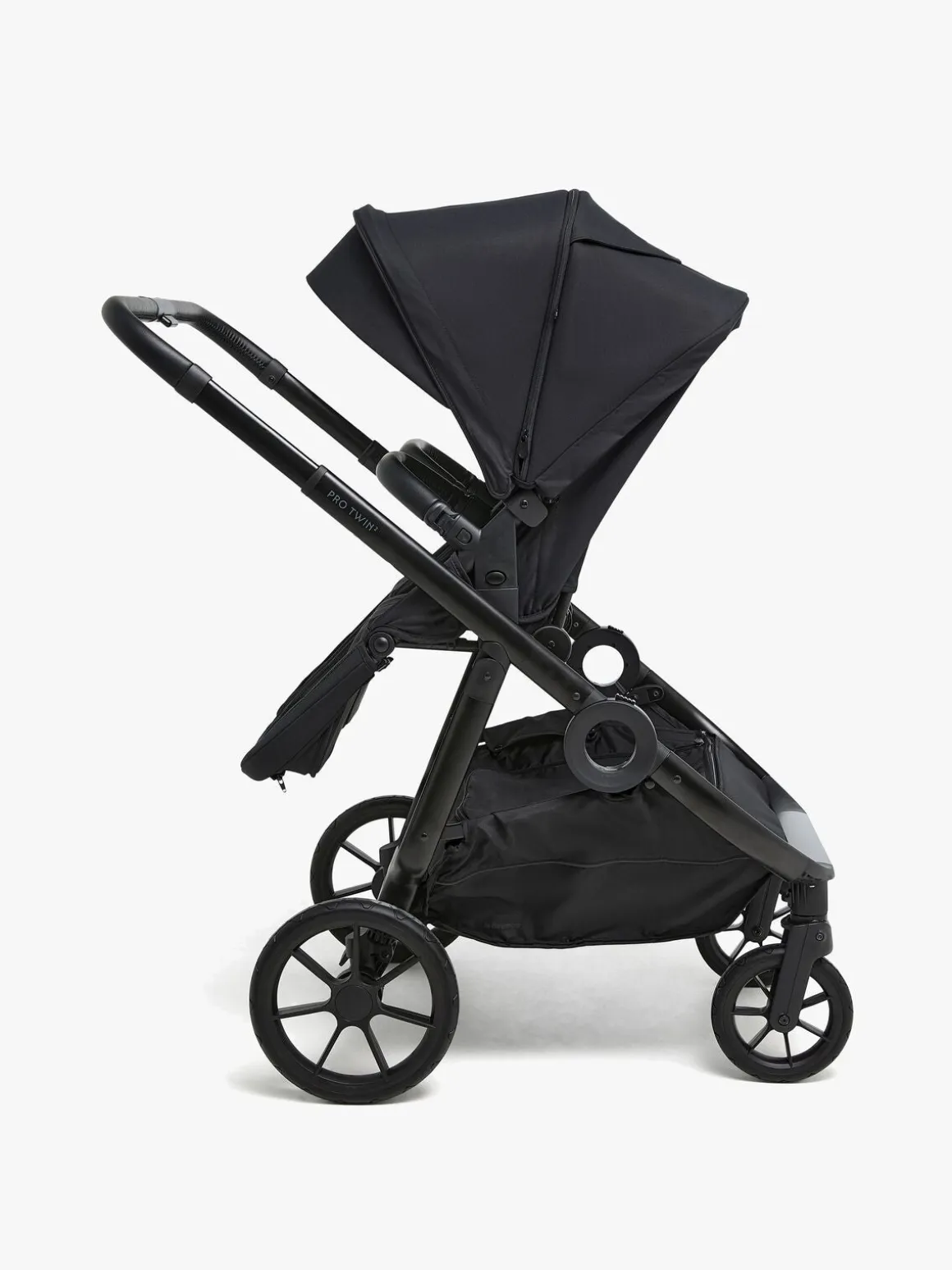 Beemoo Pro Twin 2 Søskendevogn, Coffee Black