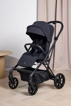 Beemoo Pro Twist Duovogn inkl. Beemoo Route Autostol Baby, Coffee Black/Mineral Grey