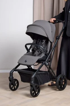 Beemoo Pro Twist Duovogn Inkl. Beemoo Route Autostol Baby & Base, Mocha Grey/Mineral Grey