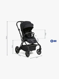 Beemoo Pro Twist Klapvogn, Coffee Black