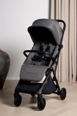 Beemoo Pro Venti Klapvogn inkl. Padded Transporttaske, Mocha Grey