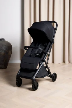 Beemoo Pro Venti Klapvogn inkl. Padded Transporttaske, Coffee Black