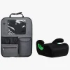 Beemoo Raise 2 i-Size Selepude inkl. Beemoo Deluxe Sædebeskytter med Opbevaring, Black Stone