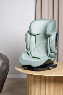 Beemoo Recline i-Size Autostol inkl. Beemoo Deluxe Sædebeskytter med Opbevaring, Teal
