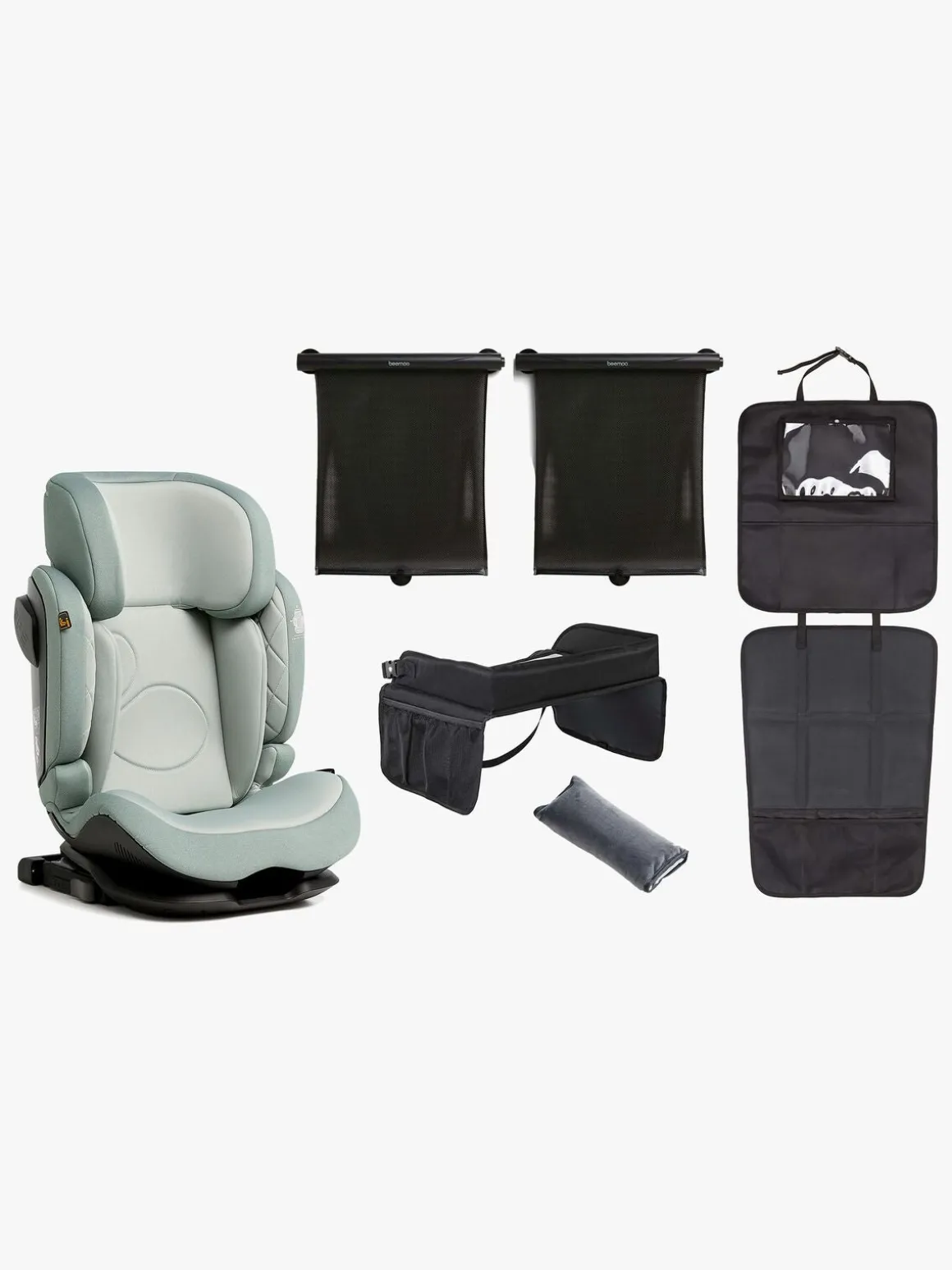 Beemoo Recline i-Size Autostol inkl. Tilbehør, Teal