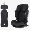 Beemoo Recline i-Size Autostol inkl. Ventilerende Hynde, Black Mesh/Antracit