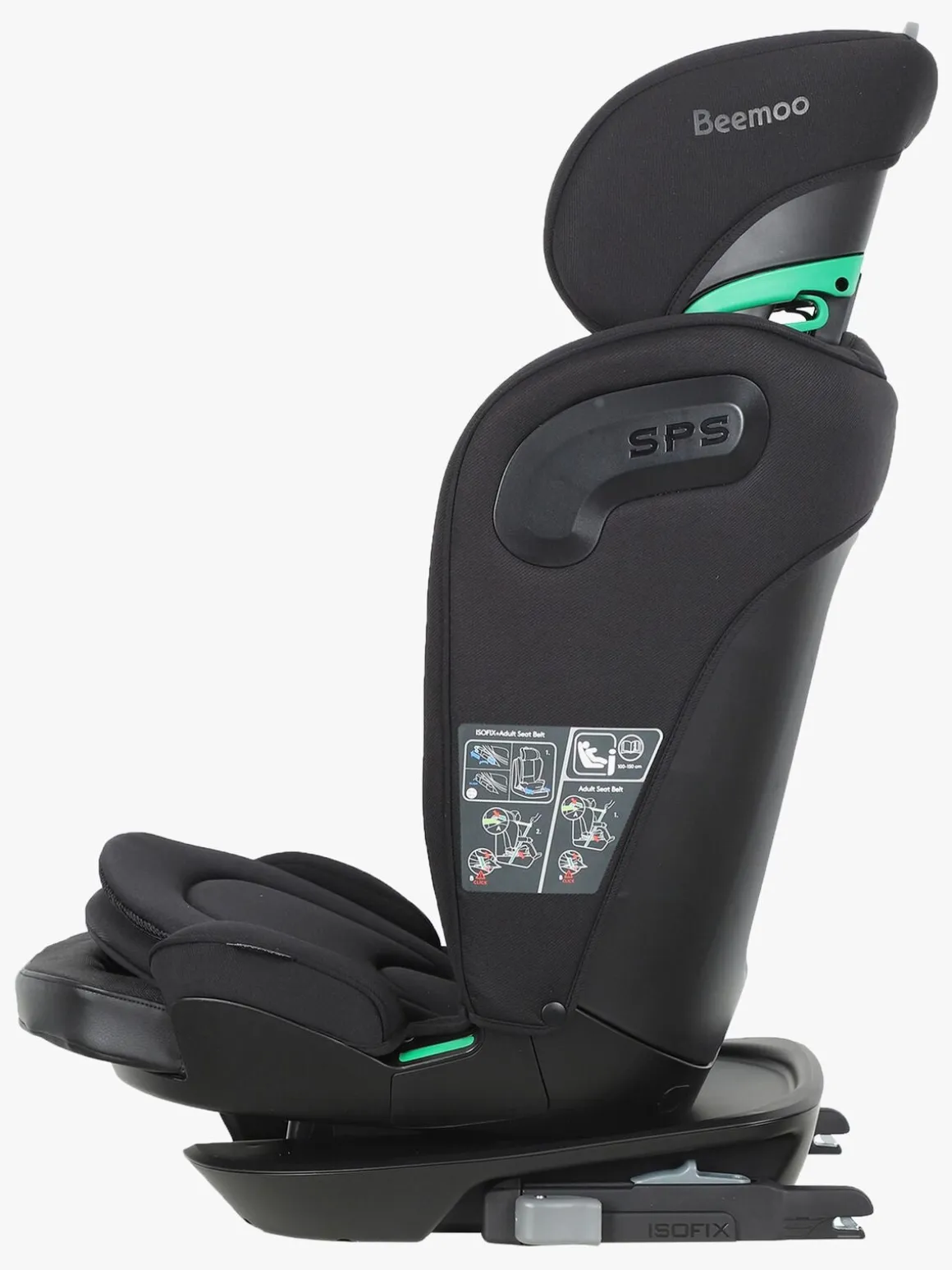 Beemoo Reform ISOFIX Autostol, Black Stone