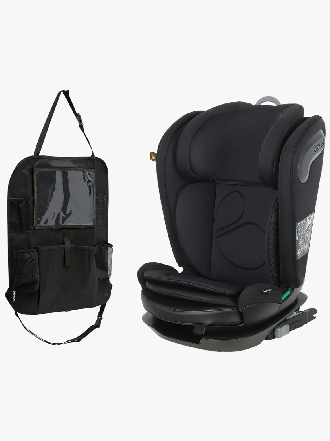 Beemoo Reform ISOFIX Autostol inkl. Smart Organizer, Black Stone
