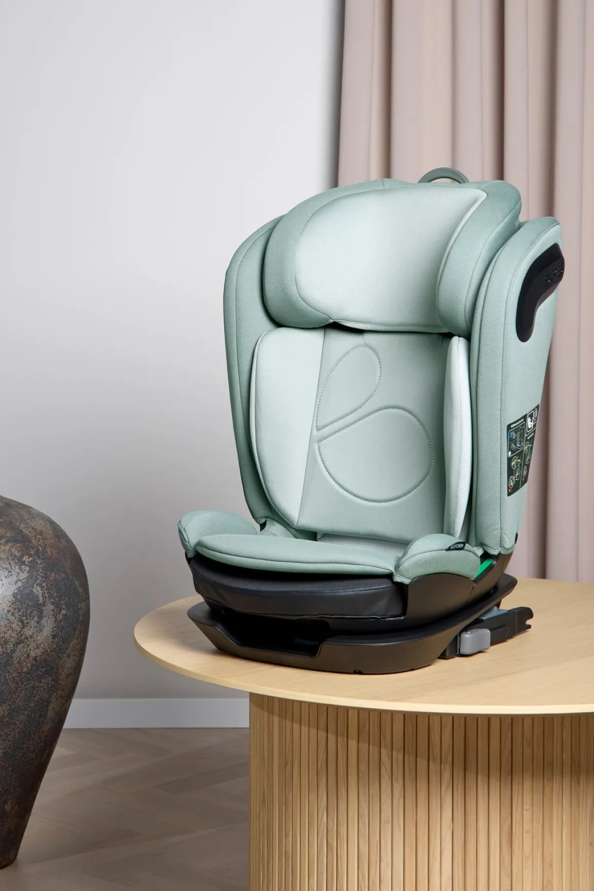 Beemoo Reform ISOFIX Autostol inkl. Beemoo Smart Organizer, Teal
