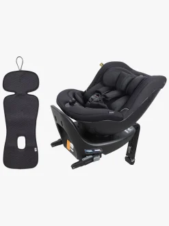 Beemoo Reverse i-Size Bagudvendt Autostol inkl. Ventilerende Hynde, Black Stone/Antracit
