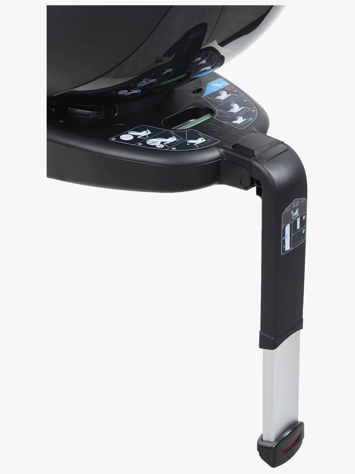 Beemoo Reverse i-Size Bagudvendt Autostol, Black Stone
