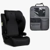 Beemoo Ride i-Size Autostol inkl. Beemoo Deluxe Sædebeskytter med Opbevaring, Black Stone