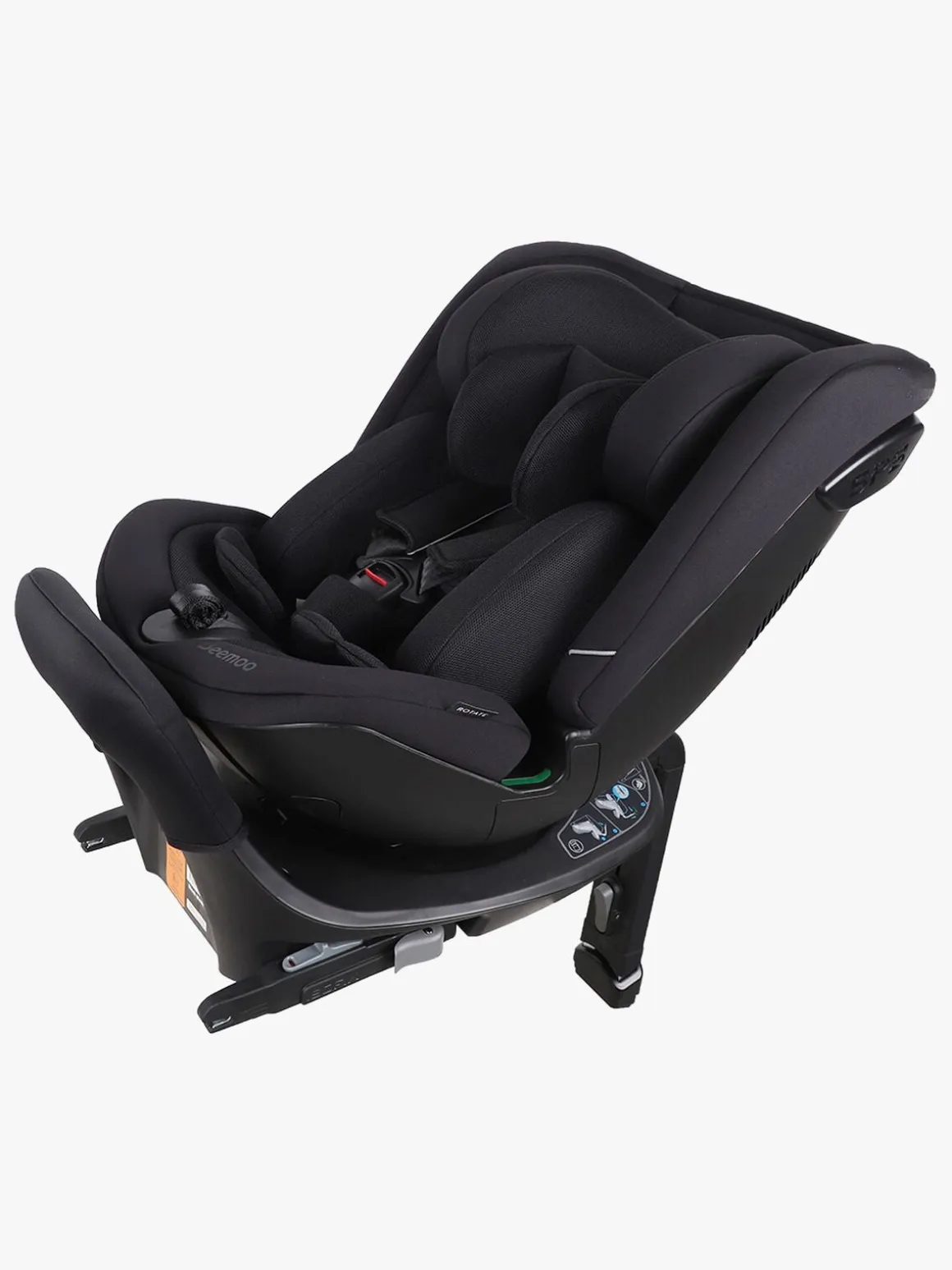 Beemoo Rotate i-Size Autostol, Black Mesh
