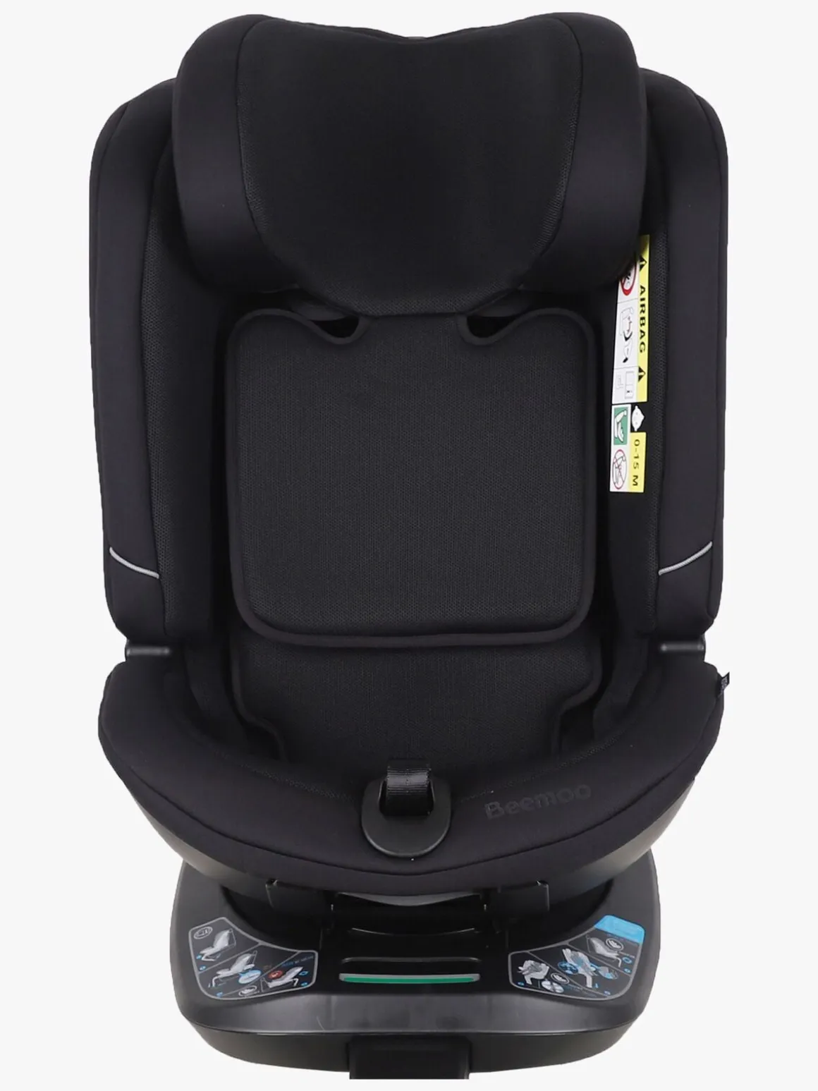 Beemoo Rotate i-Size Autostol, Black Mesh