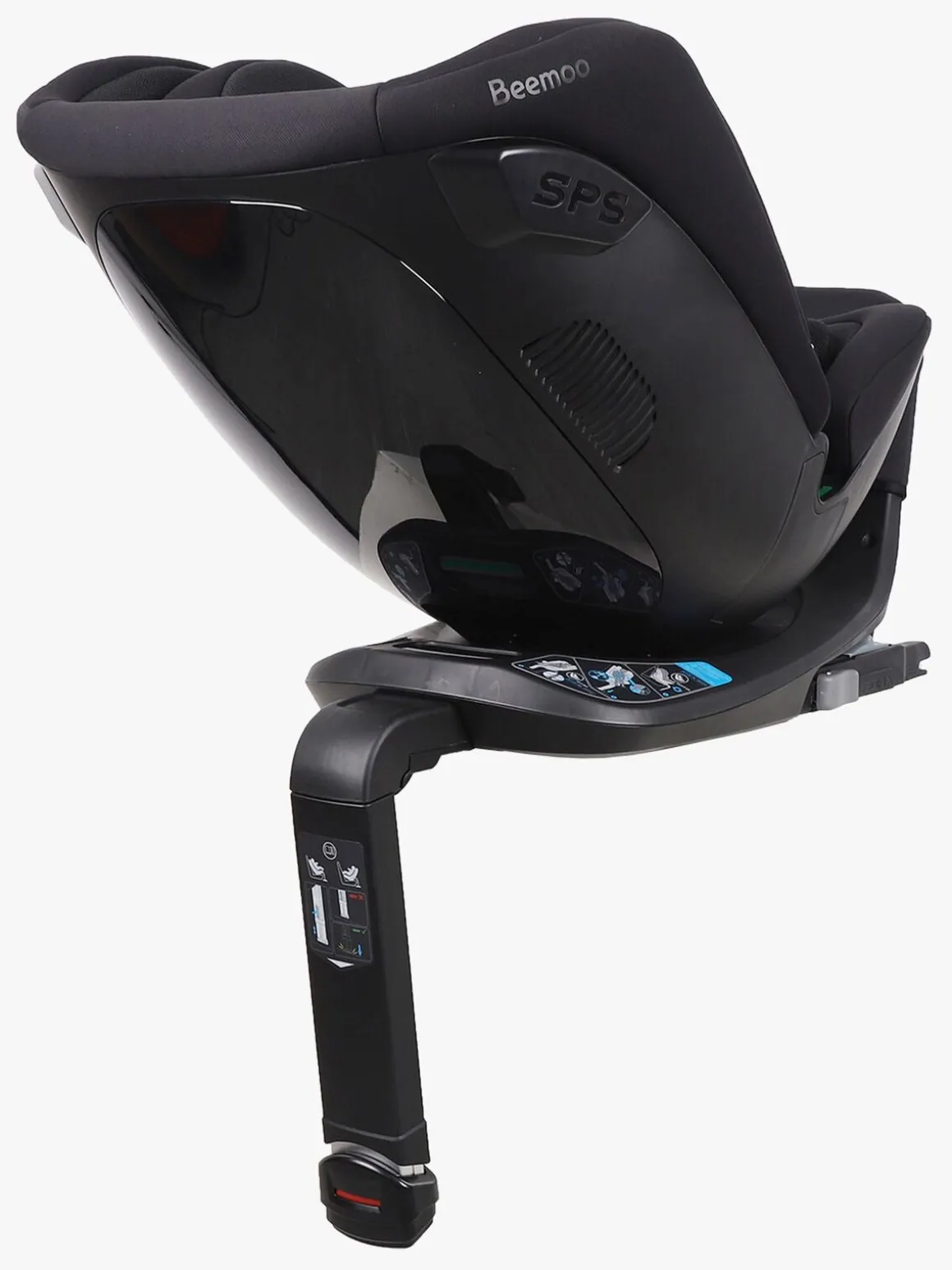 Beemoo Rotate i-Size Autostol, Black Mesh