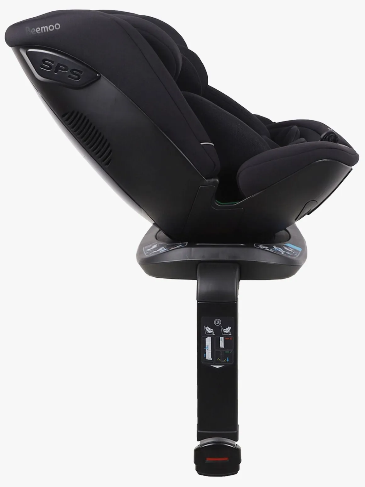 Beemoo Rotate i-Size Autostol, Black Mesh