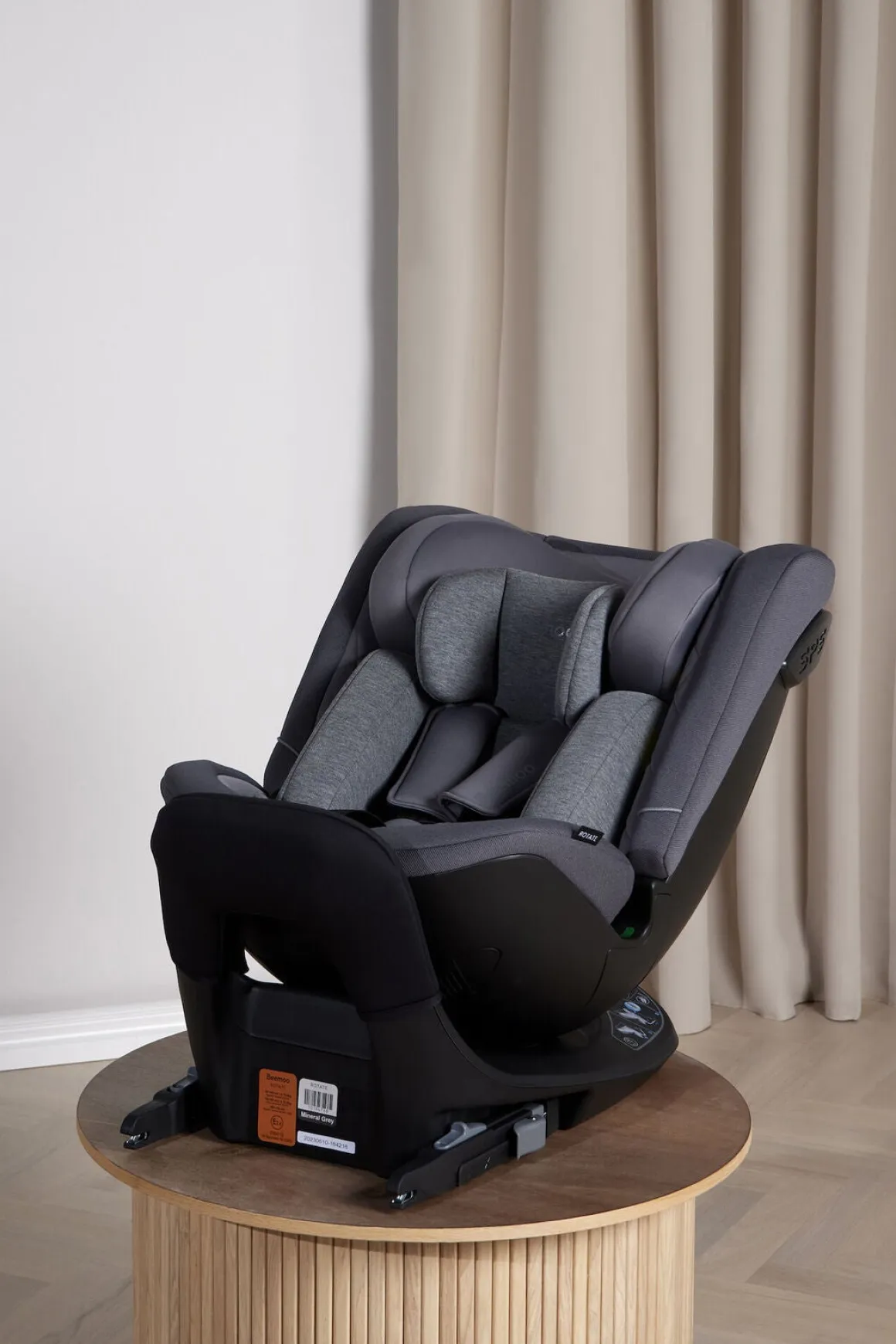Beemoo Rotate i-Size Autostol, Mineral Grey