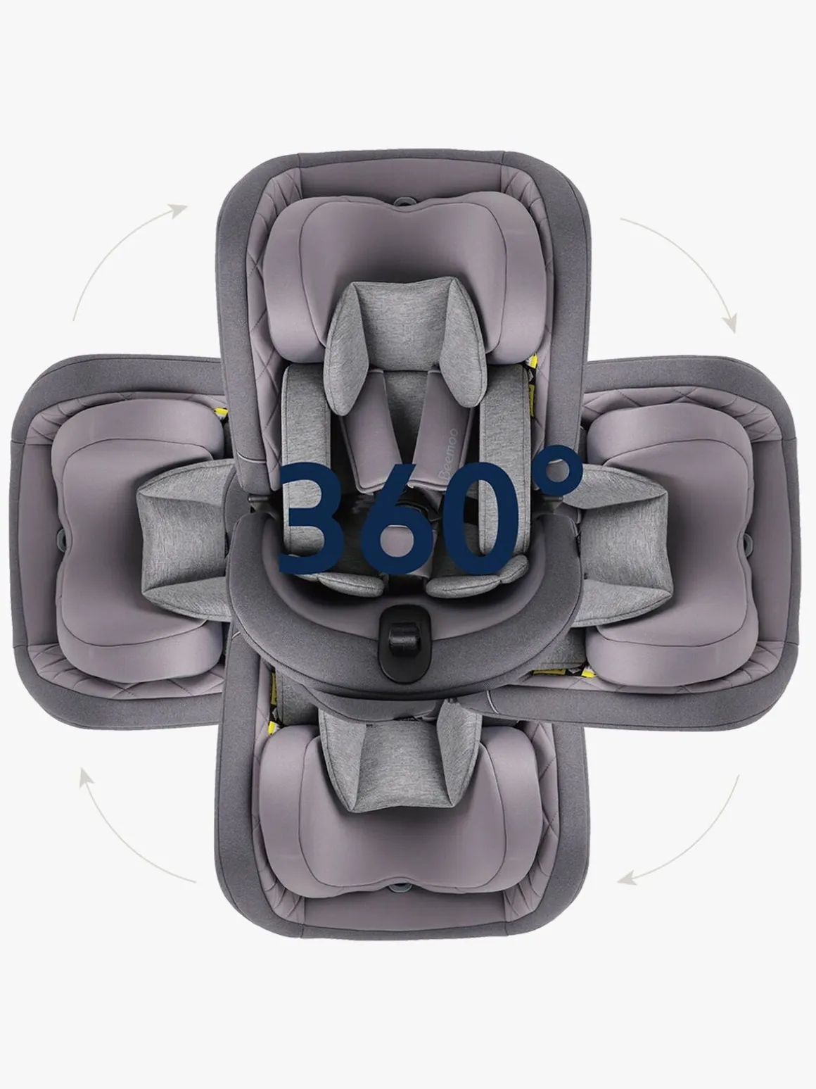 Beemoo Rotate i-Size Autostol, Mineral Grey
