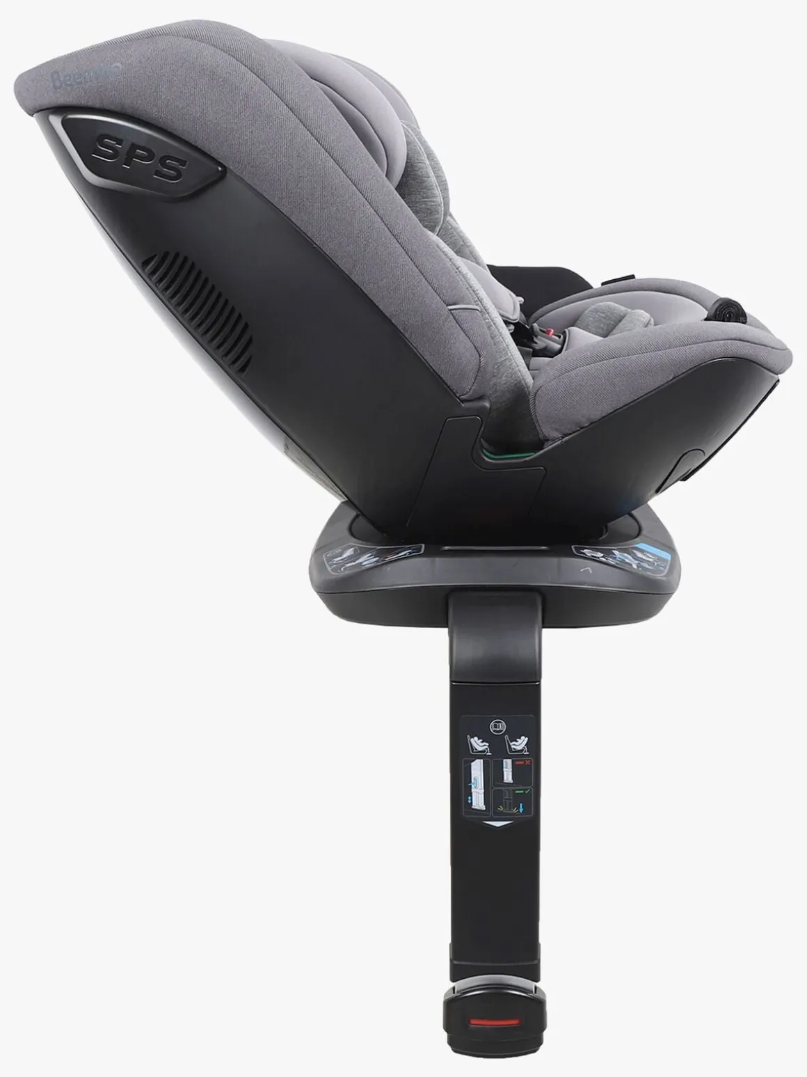 Beemoo Rotate i-Size Autostol, Mineral Grey