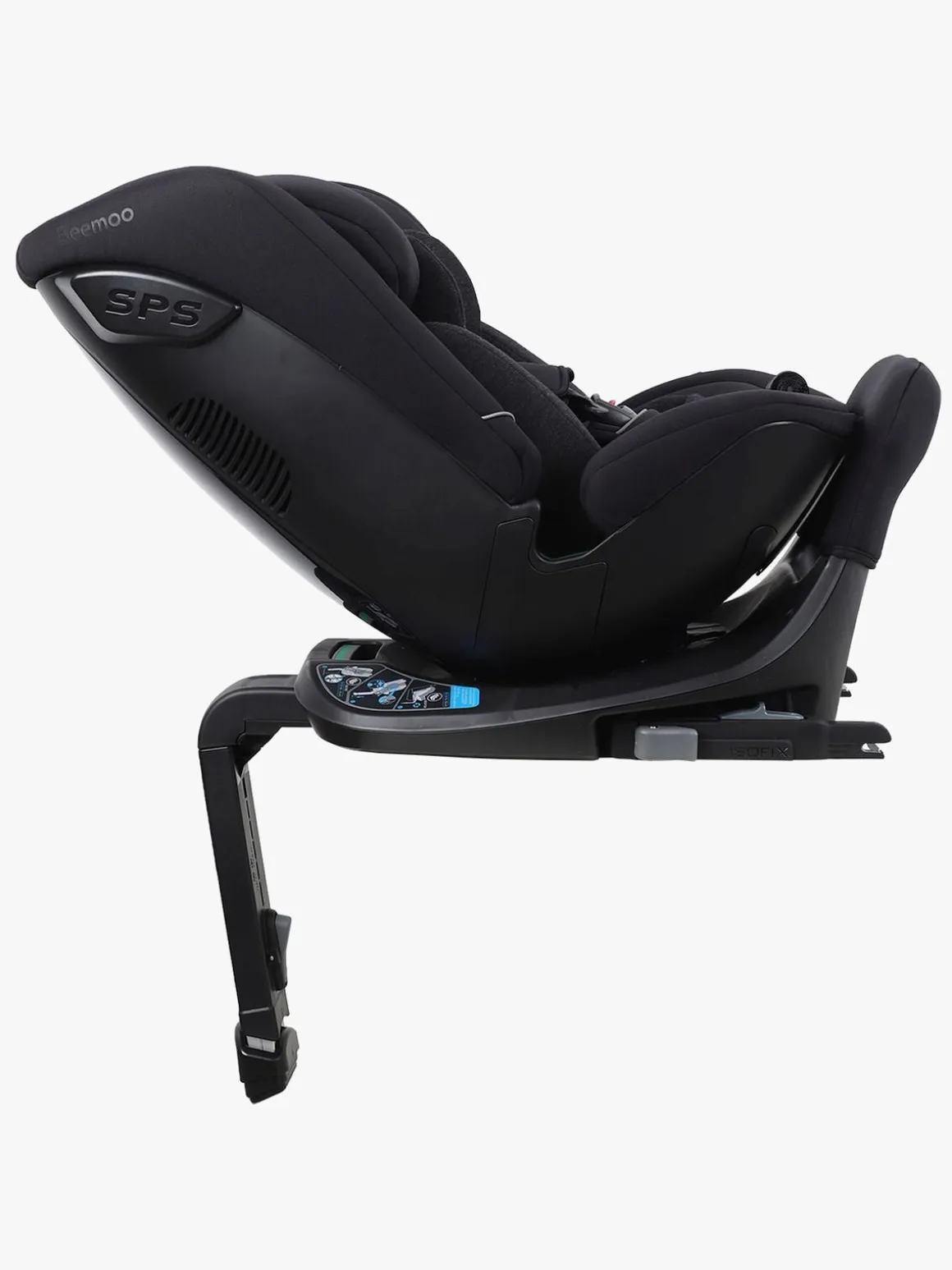 Beemoo Rotate i-Size Autostol, Black Stone