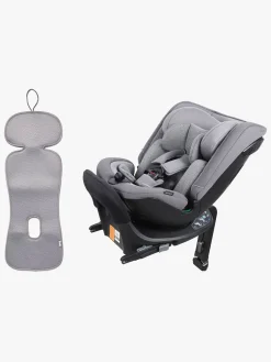 Beemoo Rotate i-Size Vendbar Autostol inkl. Ventilerende Hynde, Mineral Grey/Grey