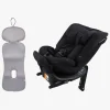 Beemoo Rotate i-Size Vendbar Autostol inkl. Ventilerende Hynde, Black Stone/Grey
