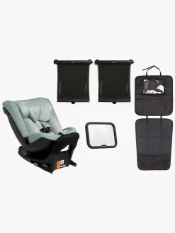 Beemoo Rotate i-Size Vendbar Autostol inkl. Tilbehør, Teal