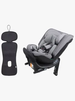 Beemoo Rotate i-Size Vendbar Autostol inkl. Ventilerende Hynde, Mineral Grey/Antracit