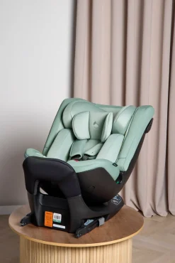 Beemoo Rotate i-Size Autostol inkl. 3-i-1 Sædebeskytter, Teal/Black