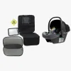 Beemoo Route i-Size Autostol Baby Inkl. Tilbehør, Mineral Grey