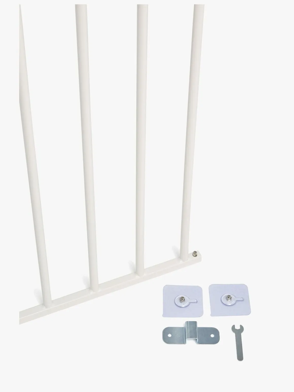 Beemoo SAFE Protect Forlængerdel til Sikkerhedsgitter 30 cm, White