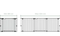 Beemoo SAFE Protect Skruegitter/rumdeler 3 Sektioner, Black