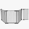 Beemoo SAFE Protect Skruegitter/rumdeler 3 Sektioner inkl. Forlængerdel 30 cm, Black
