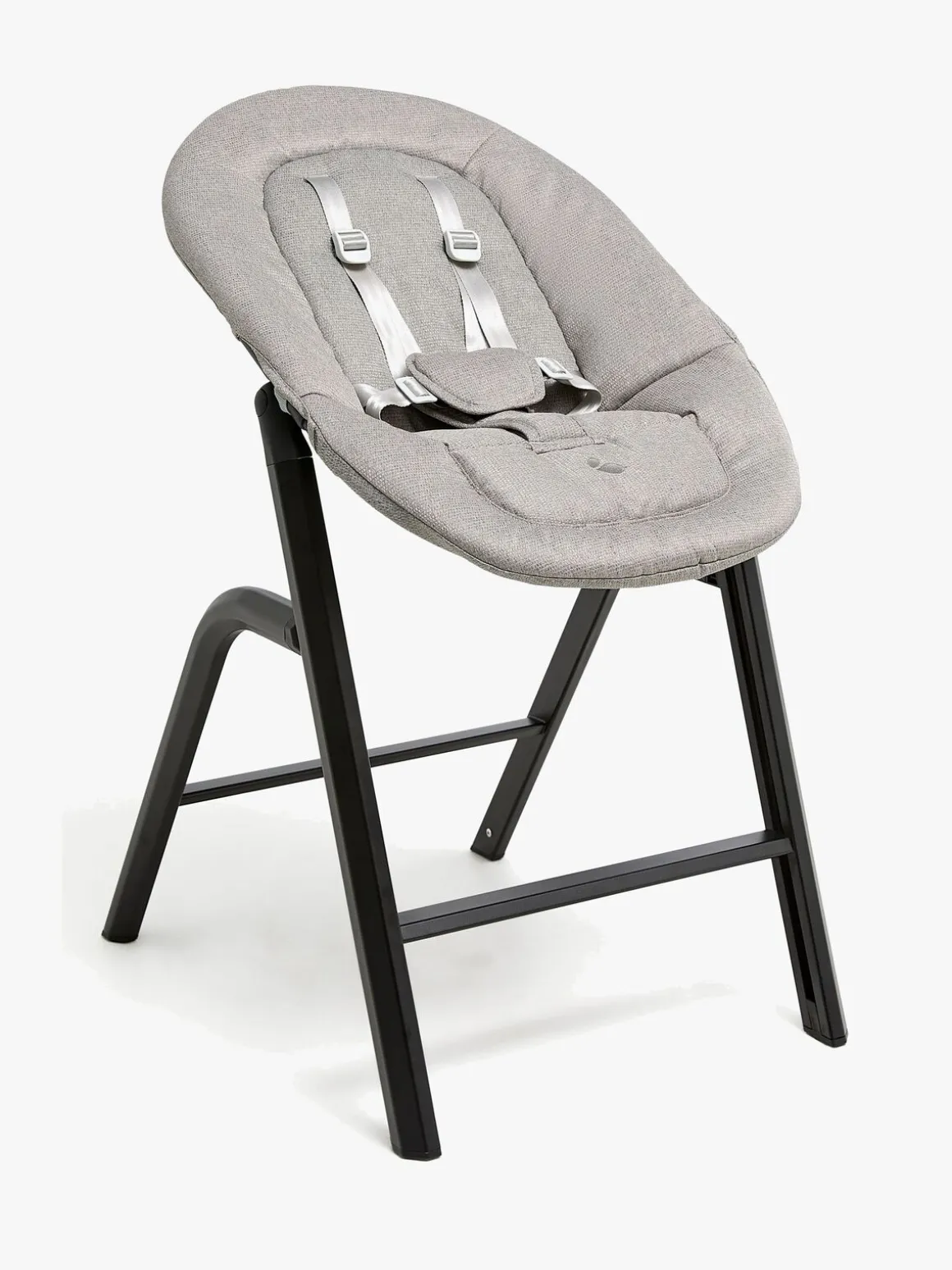 Beemoo Selection Life Højstol inkl. Skråstol, Walnut/Grey