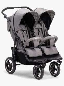 Beemoo Swing Søskendevogn inkl. Liggedel, Grey Melange
