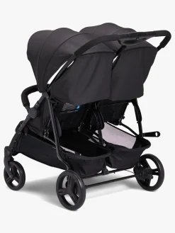 Beemoo Twin Shopper Søskende- & Tvillingevogn, Black Mélange