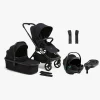 Beemoo One Duovogn inkl. Axkid GOKID Autostol Baby & Base, All Black/Coastal Storm Black
