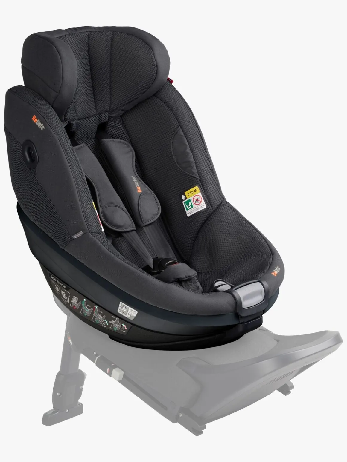 BeSafe Beyond 2 360 Autostol, Anthracite Mesh