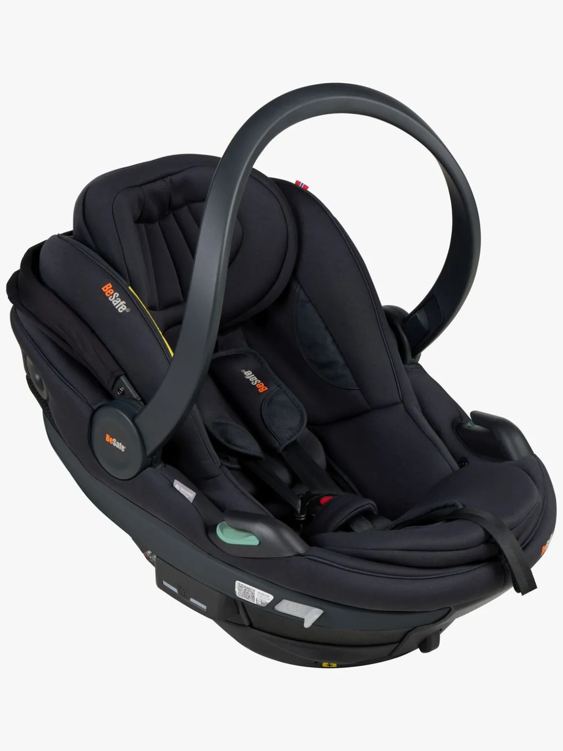 BeSafe Go Beyond 2 Autostol Baby, Black Soft Breeze